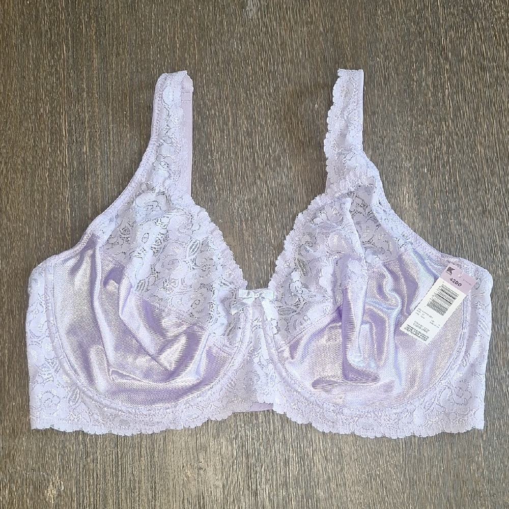 PINK  Lavender Lace Bra